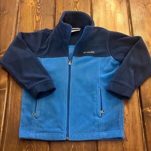Columbia Two-Tone Blue Fleece Jacket